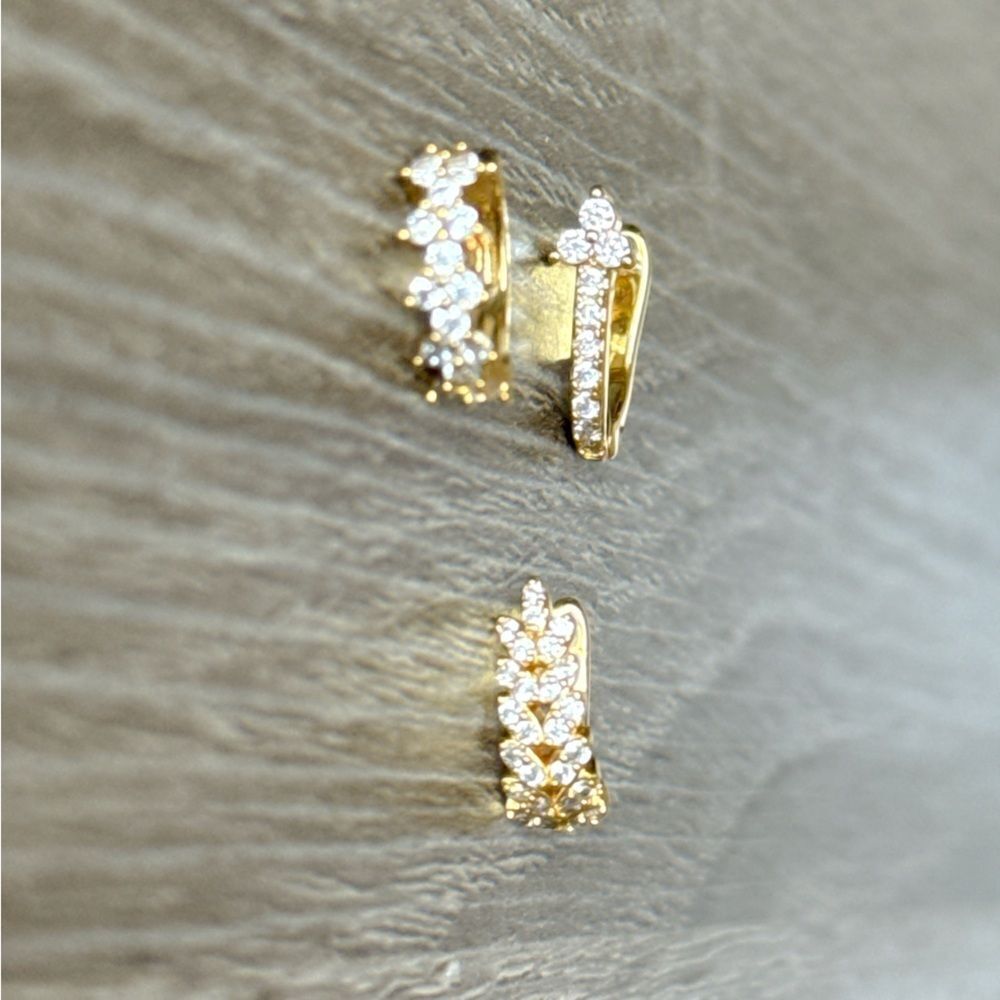3pcs hoop earrings N733 - Picture 3 of 3
